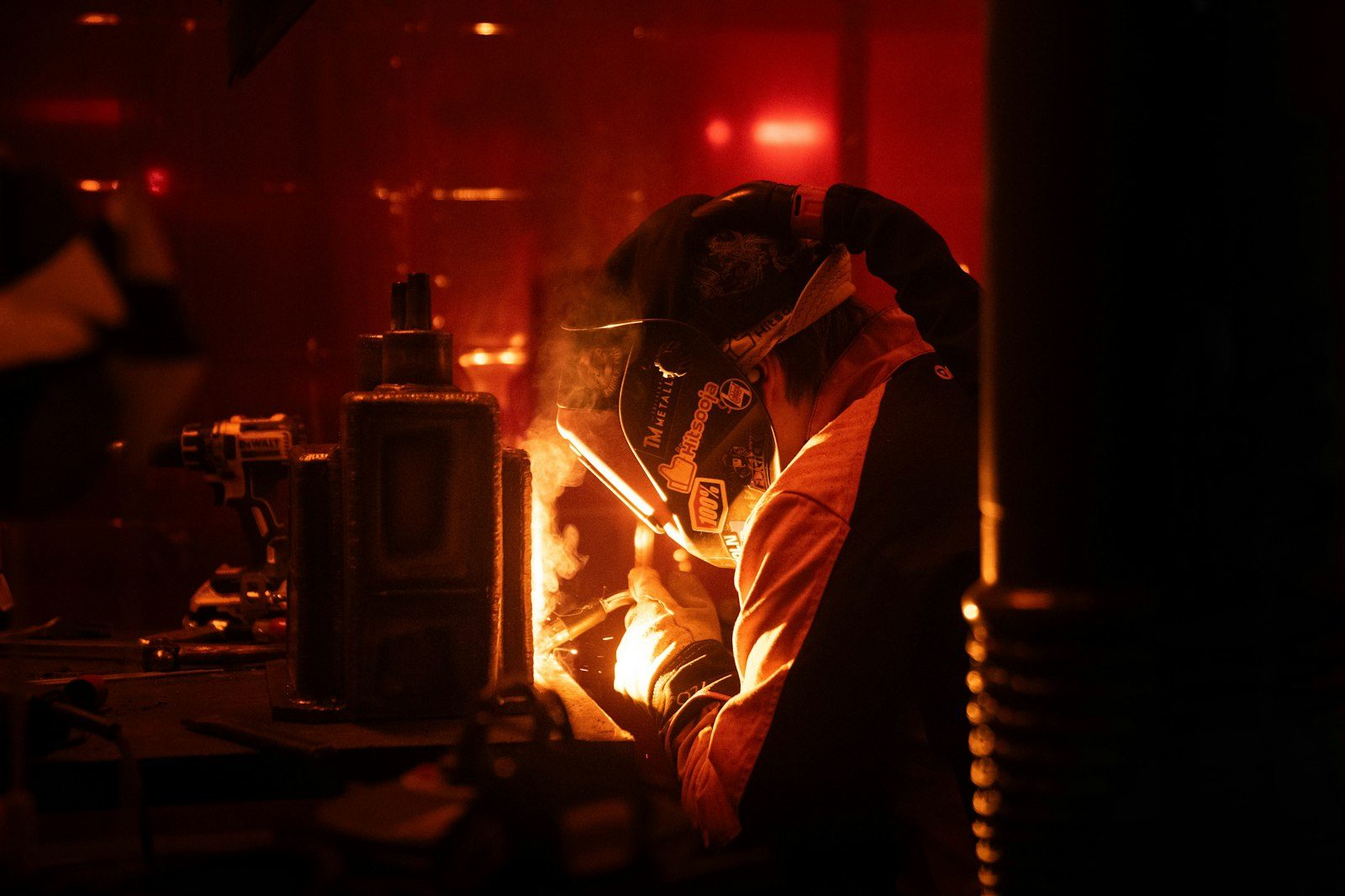 Soudure à l’atelier